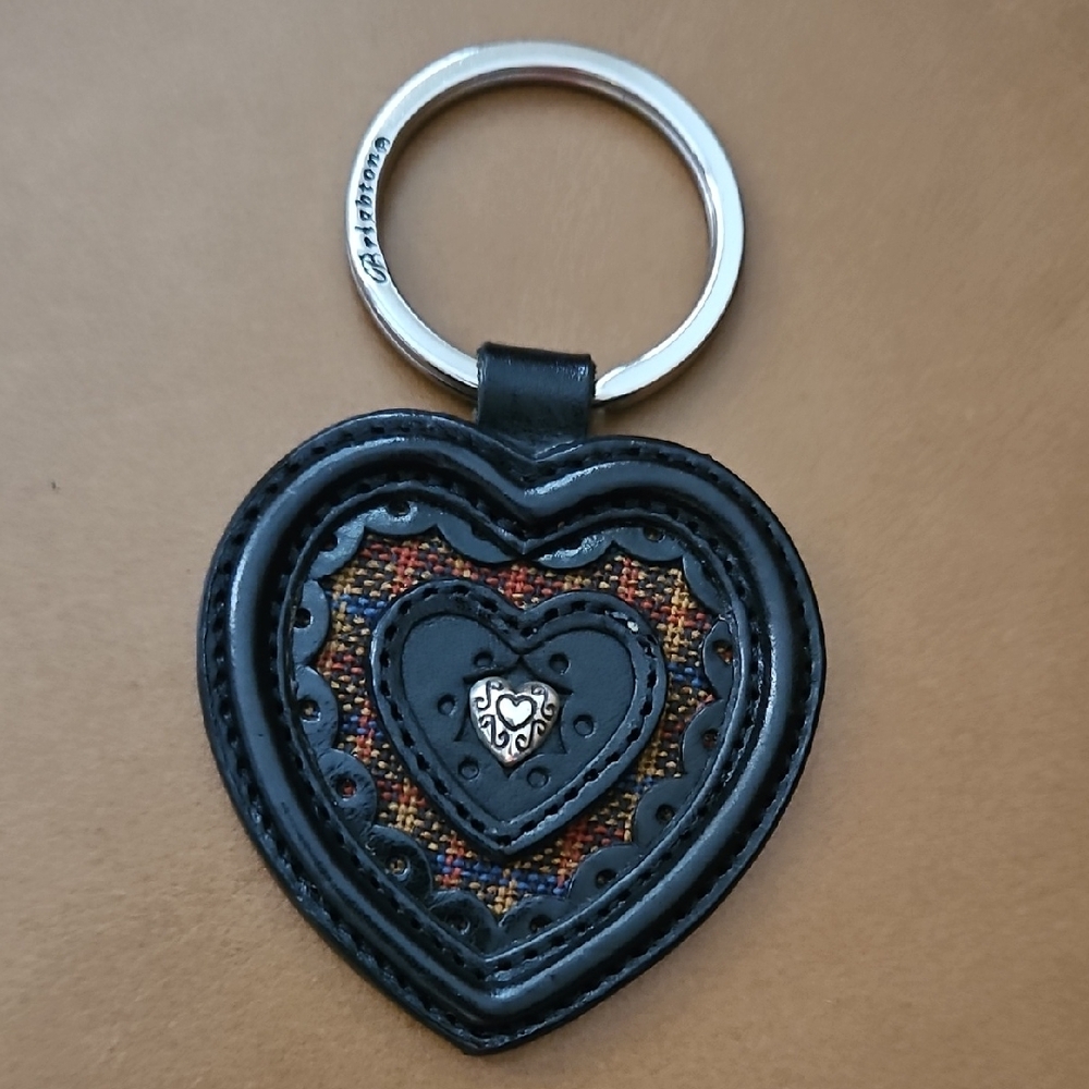 Brighton Heart-Shaped Black Keychain - Picture 4 of 5
